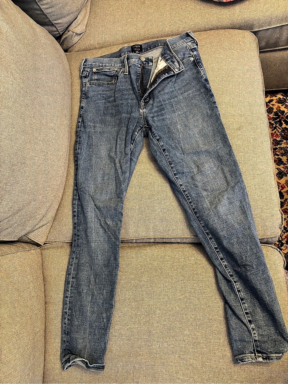 J.Crew Mid-Rise Skinny Blue Jeans Waist 29